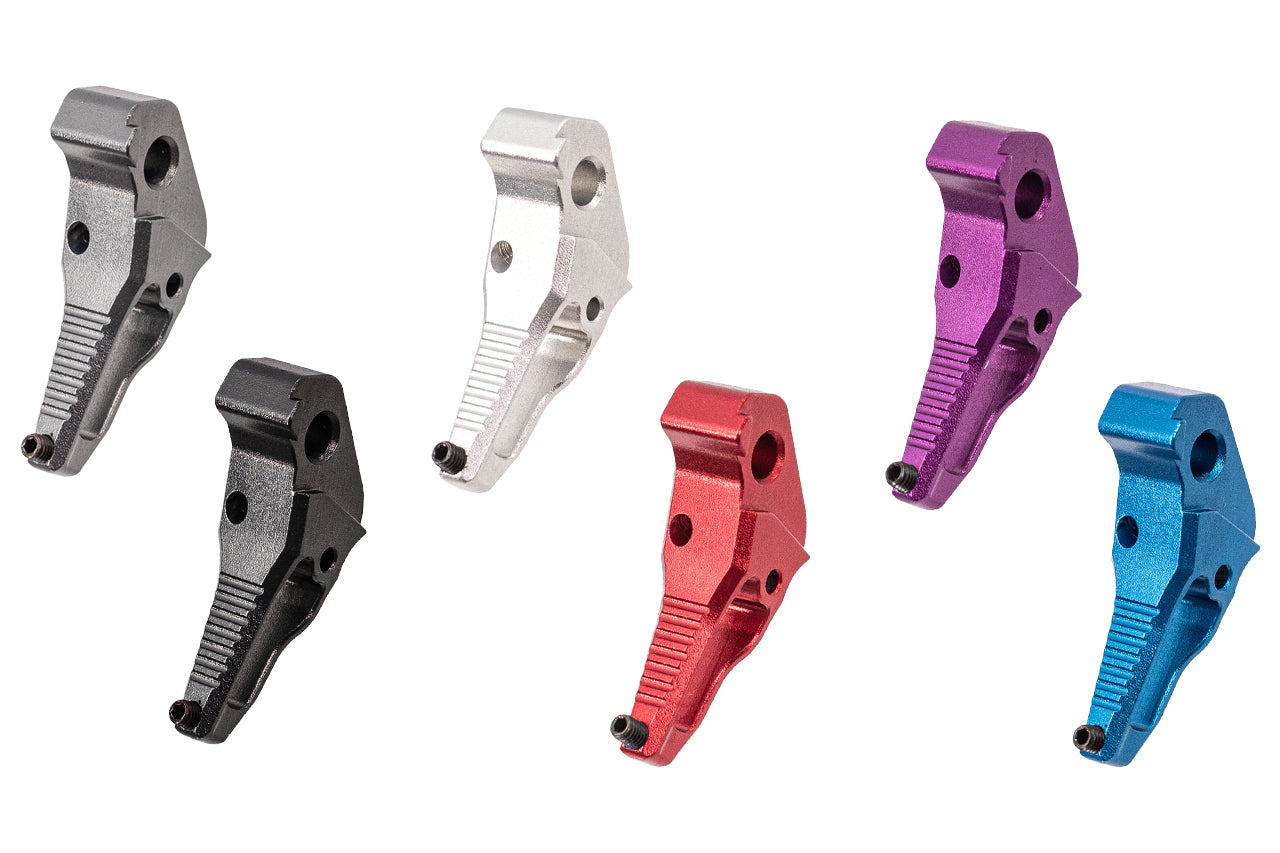 CTM Aluminum Athletics Velo Adjustable Trigger For Action Army AAP-01 GBBP / WE G Model GBBP Series -Blue