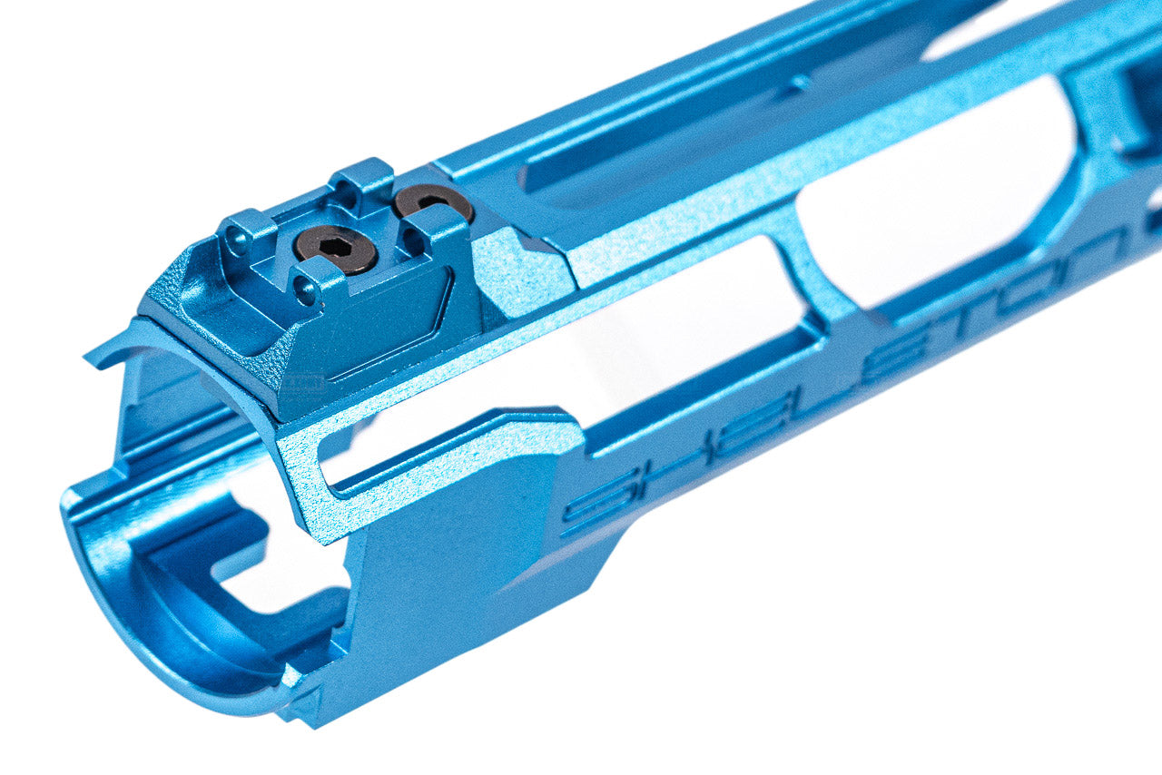 CTM Fuku-2 CNC Aluminum Skeleton Upper For Action Army AAP01 GBB Pistol Series -Purple / Green