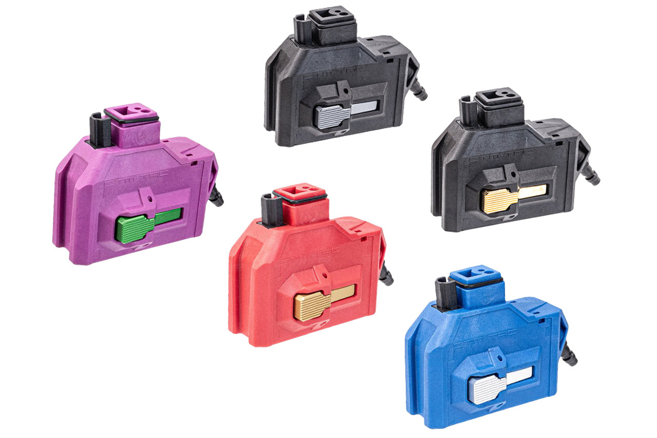 CTM Hi-Capa HPA M4 Magazine Adapter For Marui TM Hi-Capa GBBP Series -Purple x Green Button