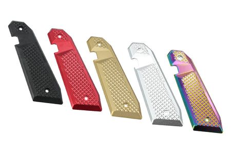 CTM CNC Aluminum Fuku-2 Frame Type A Aero Side Grip Panel For Action Army AAP01 GBBP -Rainbow