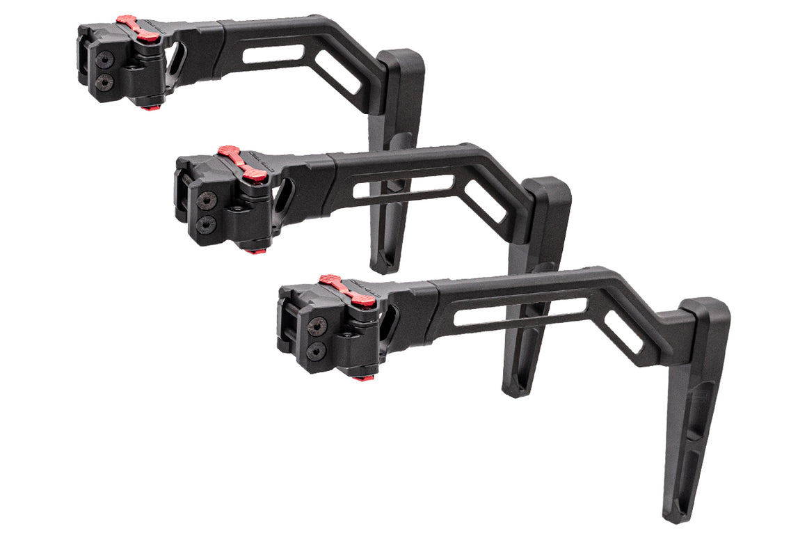 CTM TwinFold Folding Stock With 1913 20mm Rail Adaptor ( 4.2" / 5.0" / 6.6" Extension ) -6.6"