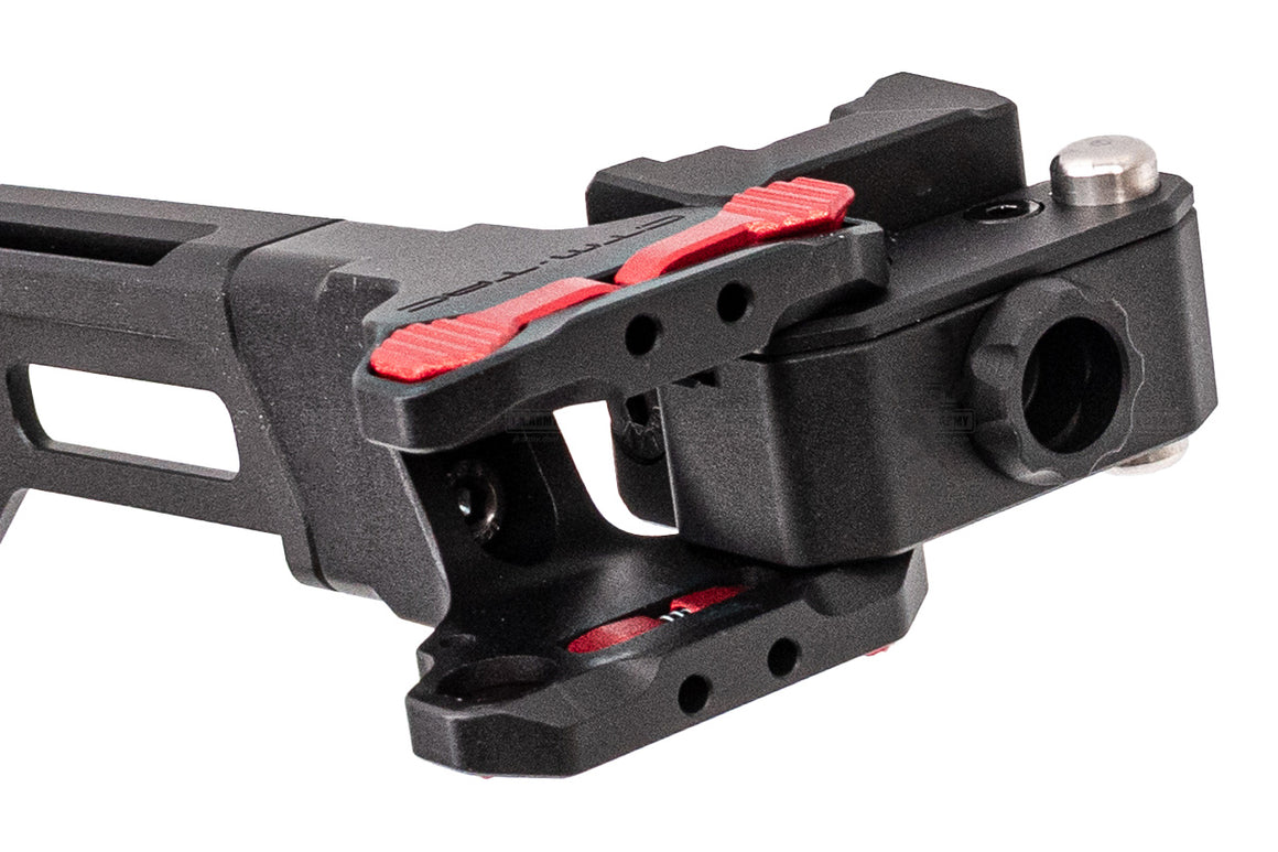CTM TwinFold Folding Stock With 1913 20mm Rail Adaptor ( 4.2" / 5.0" / 6.6" Extension ) -6.6"