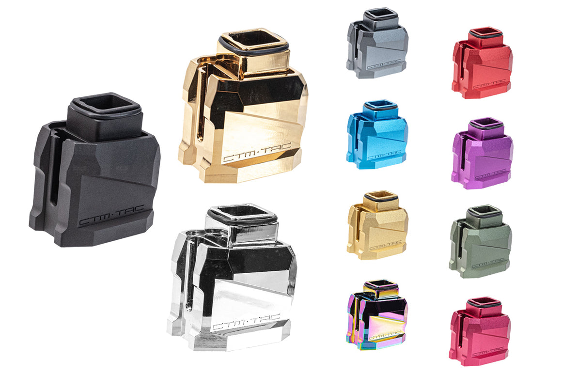 CTM CNC Aluminum Magazine Extension Plate For Marui TM Hi-Capa GBBP Series -Gold