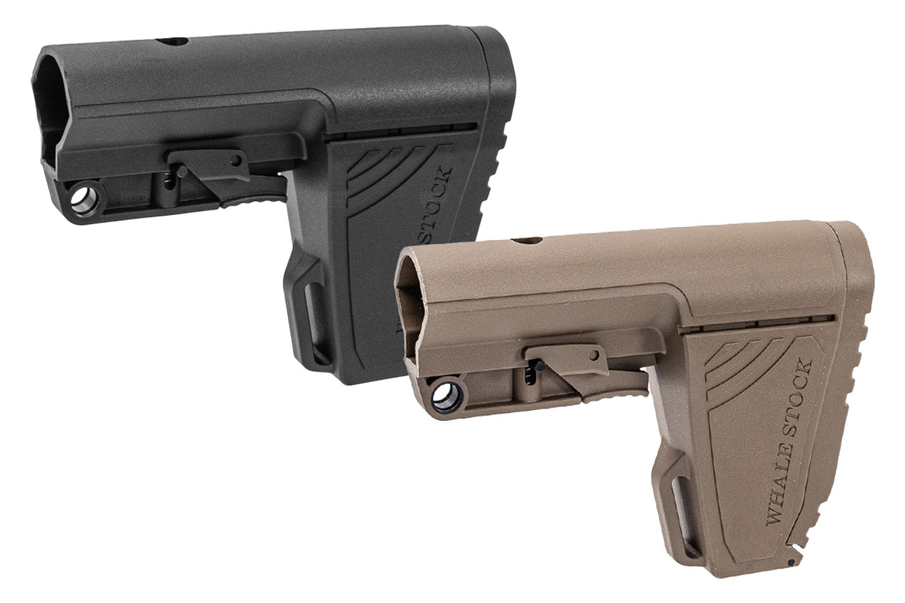 CYMA Whale Stock Short Version For AR / M4 AEG / GBB Rifle Series -Tan