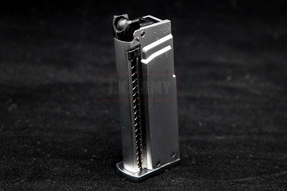 Cybergun COLT Junior .25 ACP 7 Rounds Gas Magazine ( Silver ) ( AW / WE CT25 ) #CG-CJMG01