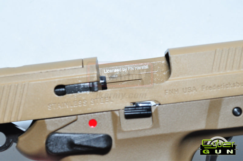 Cybergun FN FNX45 Tactical GBB Airsoft Pistol ( DE )