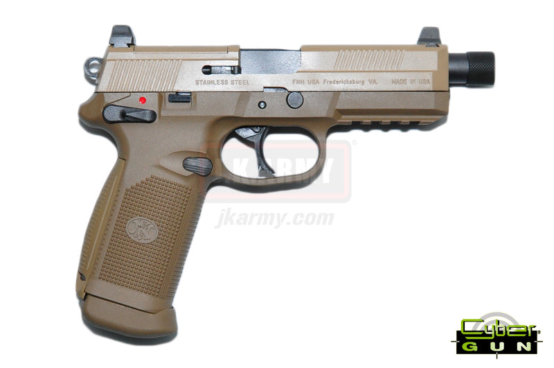Cybergun FN FNX45 Tactical GBB Airsoft Pistol ( DE )