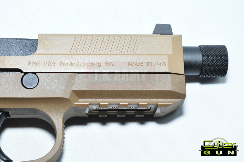 Cybergun FN FNX45 Tactical GBB Airsoft Pistol ( DE )