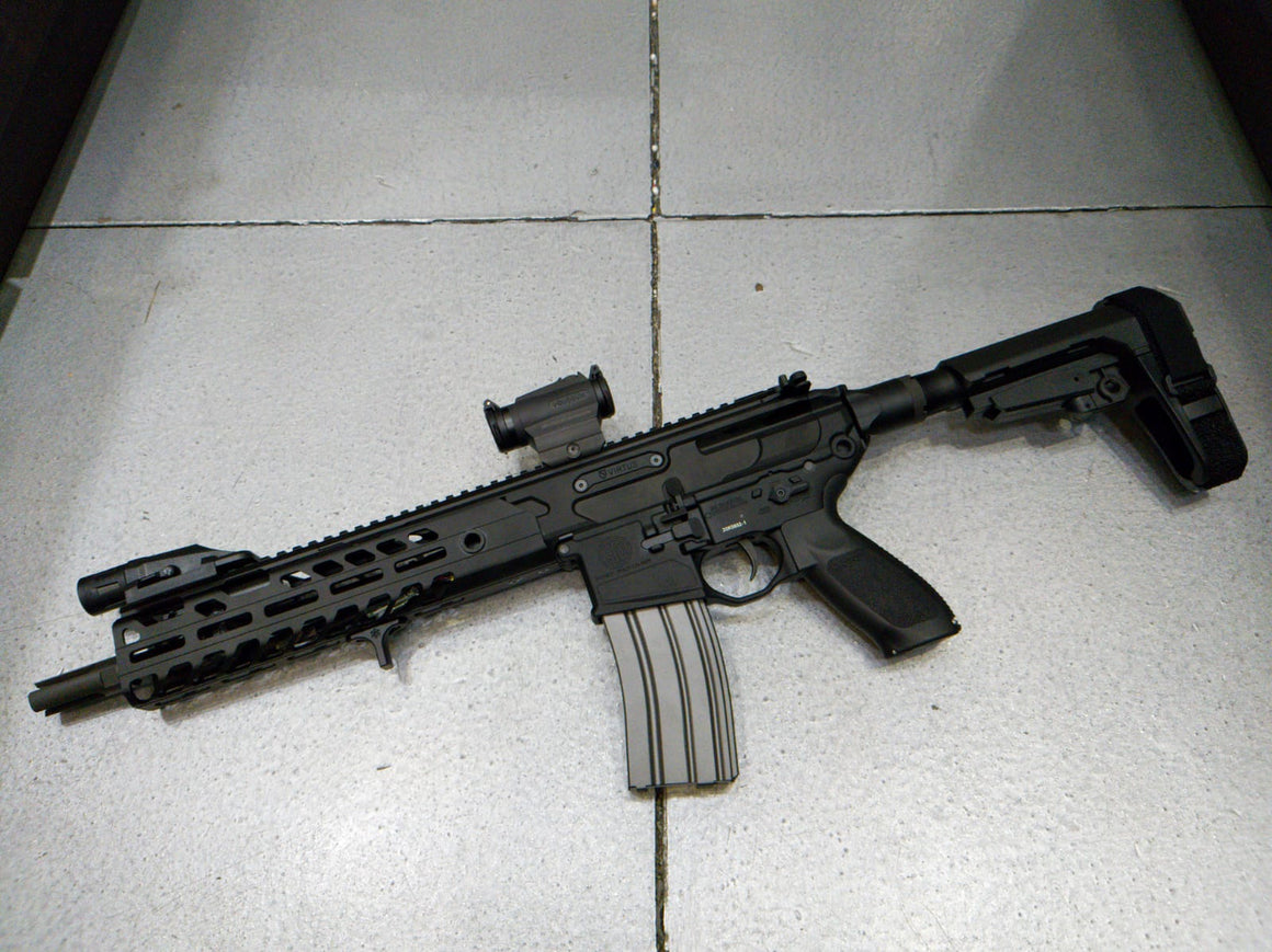 SIG AIR MCX Virtus SBR AEG Airsoft ( Licensed By SIG SAUER ) ( By VFC ) ( Black )