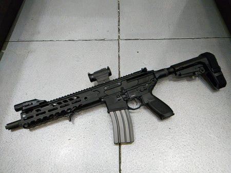 SIG AIR MCX Virtus SBR AEG Airsoft ( Licensed By SIG SAUER ) ( By VFC ) ( Black )