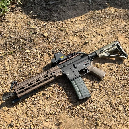 Alpha H&K License PTW M4 Series 120 Rds Polymer Magazine ( Black ) ( H&K PTW M4 Polymer Magazine )