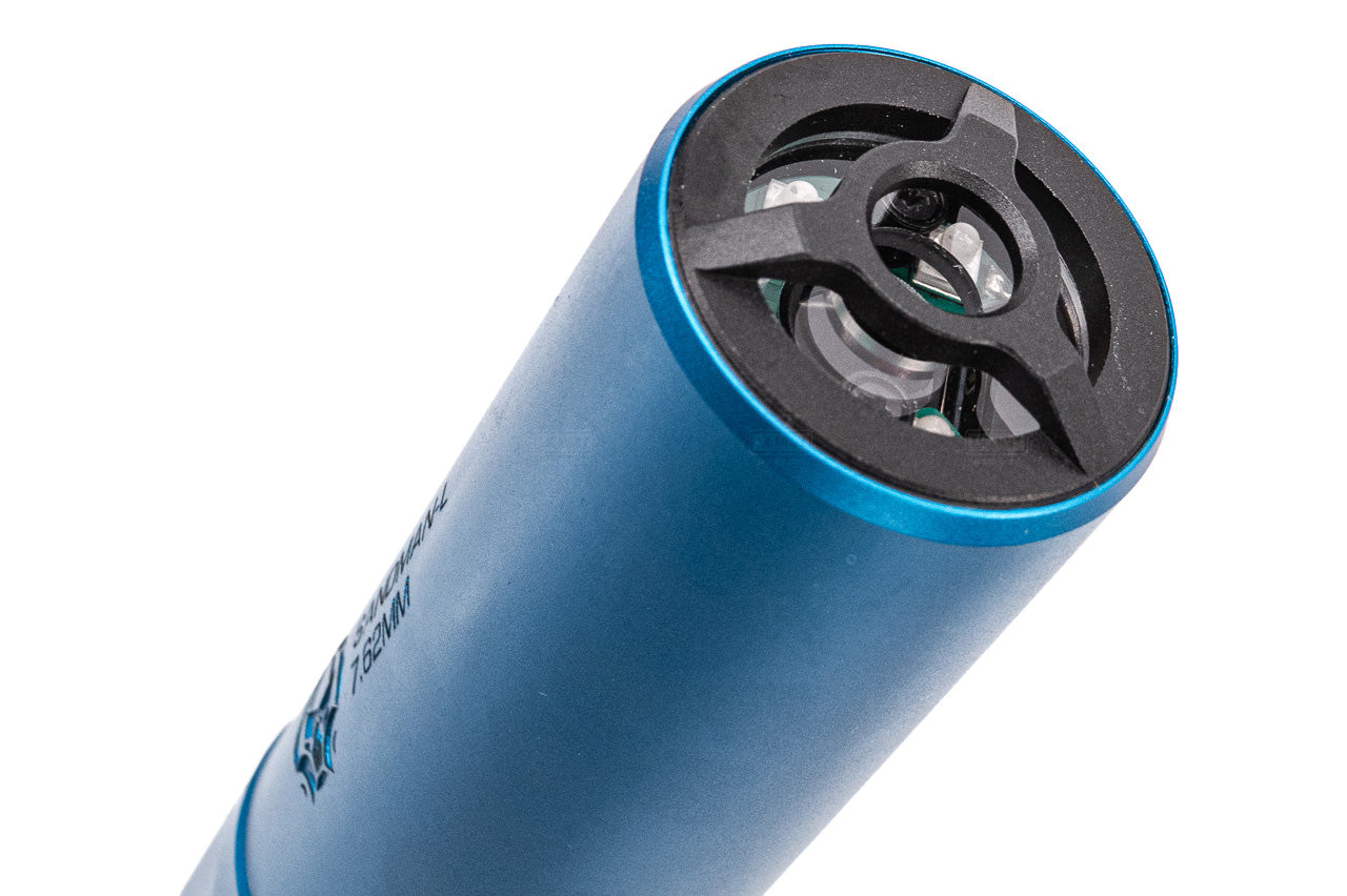 PTS Dead Air Sandman Dummy Airsoft Barrel Extension with Tracer Unit ( Training Blue ) -L