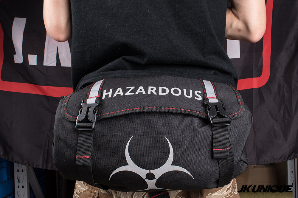 The Division Cosplaying Game Dark Zone Bag ( HAZARDOUS ) ( SHD Agent ) ( Black Limited Edition )