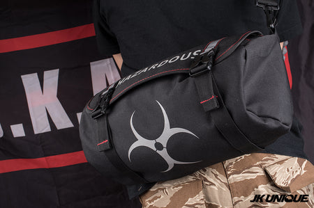 The Division Cosplaying Game Dark Zone Bag ( HAZARDOUS ) ( SHD Agent ) ( Black Limited Edition )