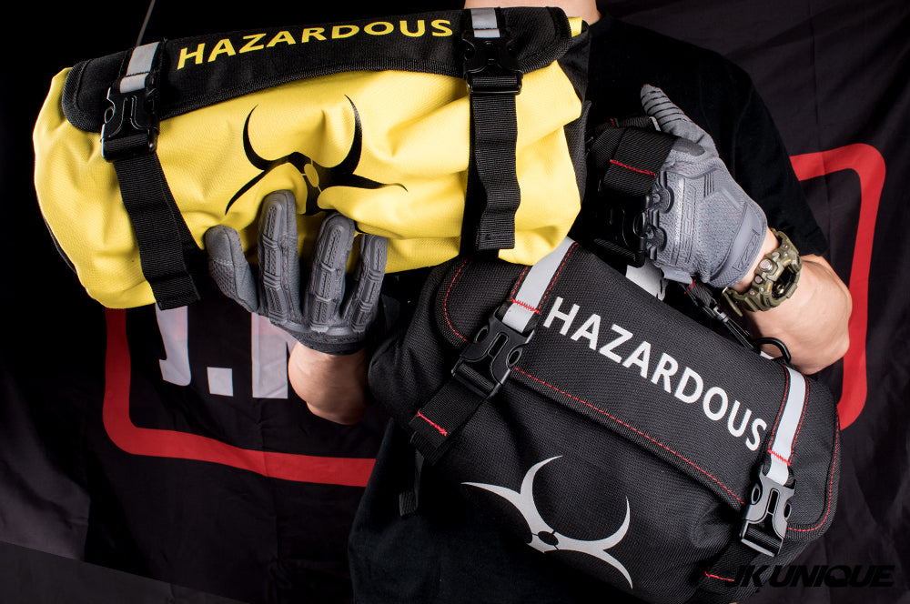 The Division Cosplaying Game Dark Zone Bag ( HAZARDOUS ) ( SHD Agent ) ( Black Limited Edition )