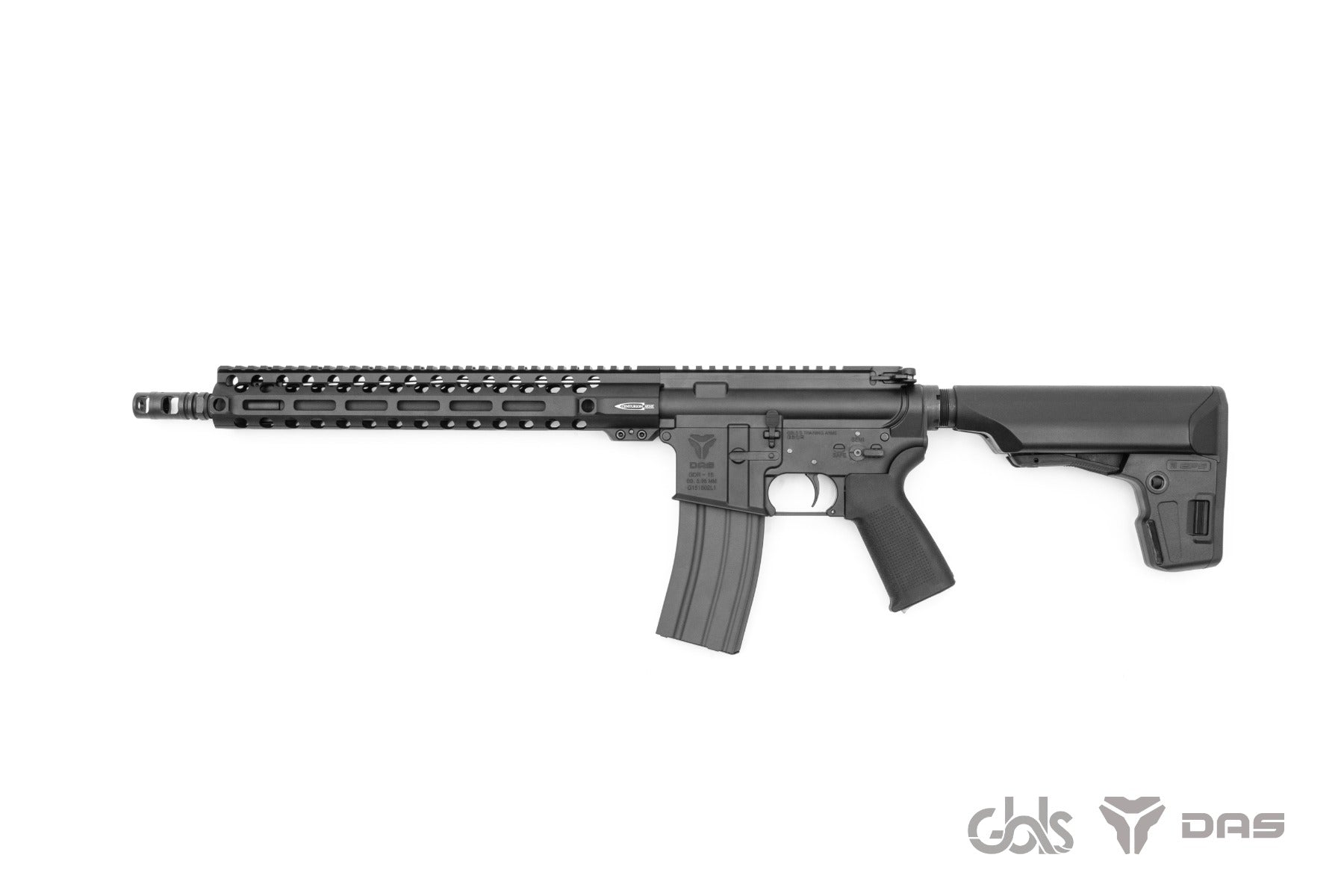 GBLS DAS GDR15 Completed Airsoft ( PTS EPS & Centurion Arms CMR Rail 13.5” M-LOK ) ( EBB )-No Marking