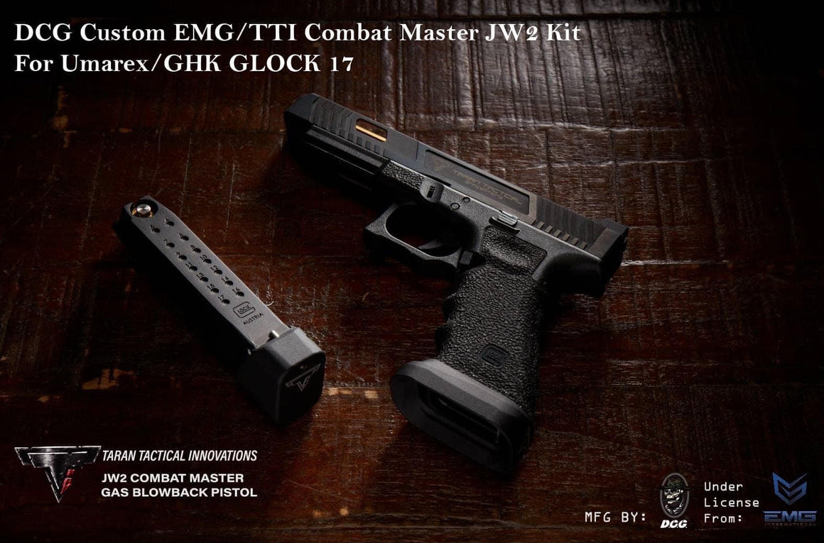 DCG Custom - EMG TTI Combat Master G34 JW2 GBB Pistol ( GHK Glock 17 GBBP System ) ( John Wick 2 )
