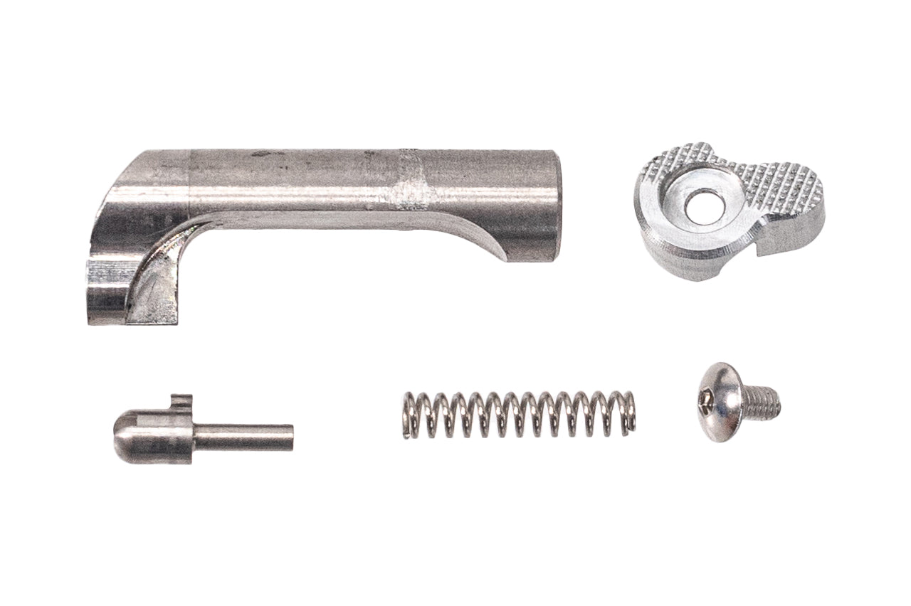 Dream Capa DCP CNC Aluminium INF Grip ( Infinity Stripe Hollow Style ) For TM Hi-Capa GBBP Airsoft Series ( 5-Axis CNC Machining )-Red