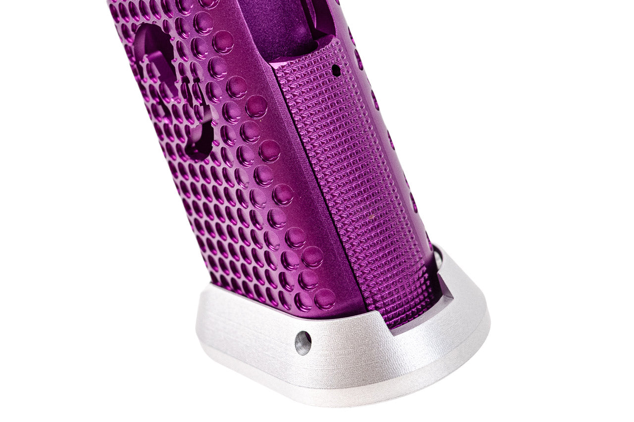 Dream Capa DCP CNC Aluminium INF Grip ( Infinity Circle Hollow Style ) For TM Hi-Capa GBBP Airsoft Series ( 5-Axis CNC Machining )-Red