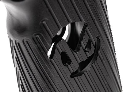 Dream Capa DCP CNC Aluminium INF Grip ( Infinity Stripe Hollow Style ) For TM Hi-Capa GBBP Airsoft Series ( 5-Axis CNC Machining )-Red