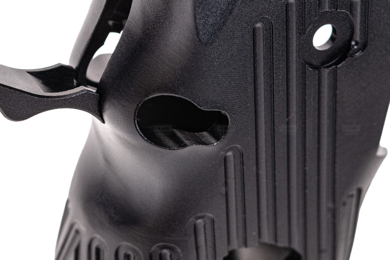 Dream Capa DCP CNC Aluminium INF Grip ( Infinity Stripe Hollow Style ) For TM Hi-Capa GBBP Airsoft Series ( 5-Axis CNC Machining )-Red