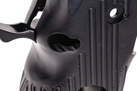 Dream Capa DCP CNC Aluminium INF Grip ( Infinity Stripe Hollow Style ) For TM Hi-Capa GBBP Airsoft Series ( 5-Axis CNC Machining )-Red