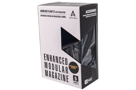 D-Day / Arcturus DMag For AK74 30 / 135 Rounds Variable Capacity EMM AEG Magazine ( 5 Pcs / Set M Style )