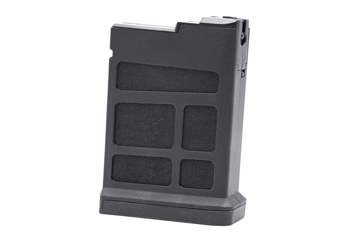 Double Eagle DE M66 Polymer Spring Sniper Magazine 50 Rounds 6mm ( Black )