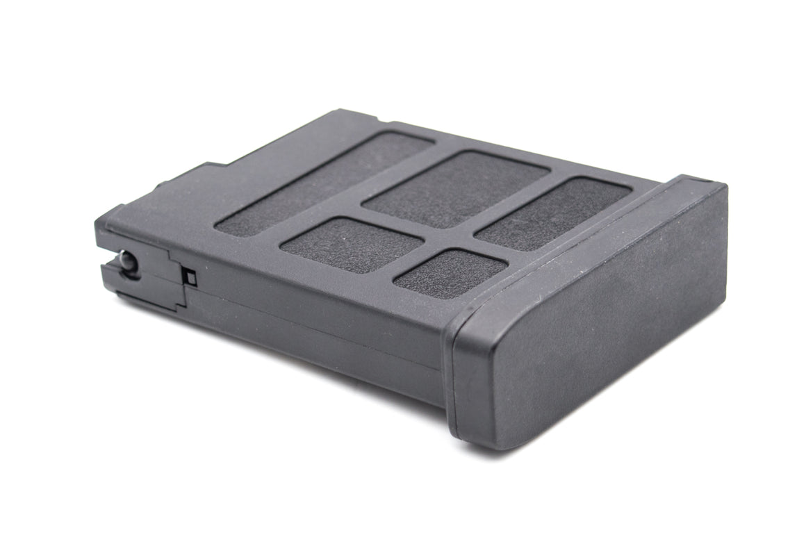 Double Eagle DE M66 Polymer Spring Sniper Magazine 50 Rounds 6mm ( Black )