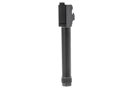 Detonator CNC Aluminum GLK Factory Type Dummy Suppressor Compatible Threaded Outer Barrel For Umarex / GHK Glock 17 Gen 3 GBB Pistol Airsoft ( 14mm CCW ) ( G17 Gen 3 )
