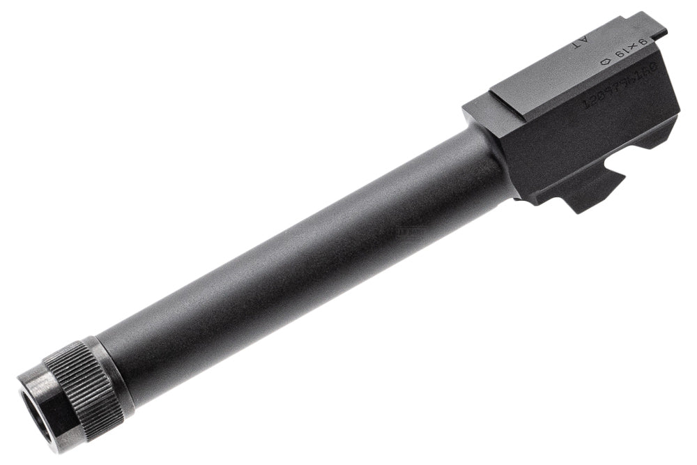 Detonator CNC Aluminum GLK Factory Type Dummy Suppressor Compatible Threaded Outer Barrel For Umarex / GHK Glock 17 Gen 3 GBB Pistol Airsoft ( 14mm CCW ) ( G17 Gen 3 )