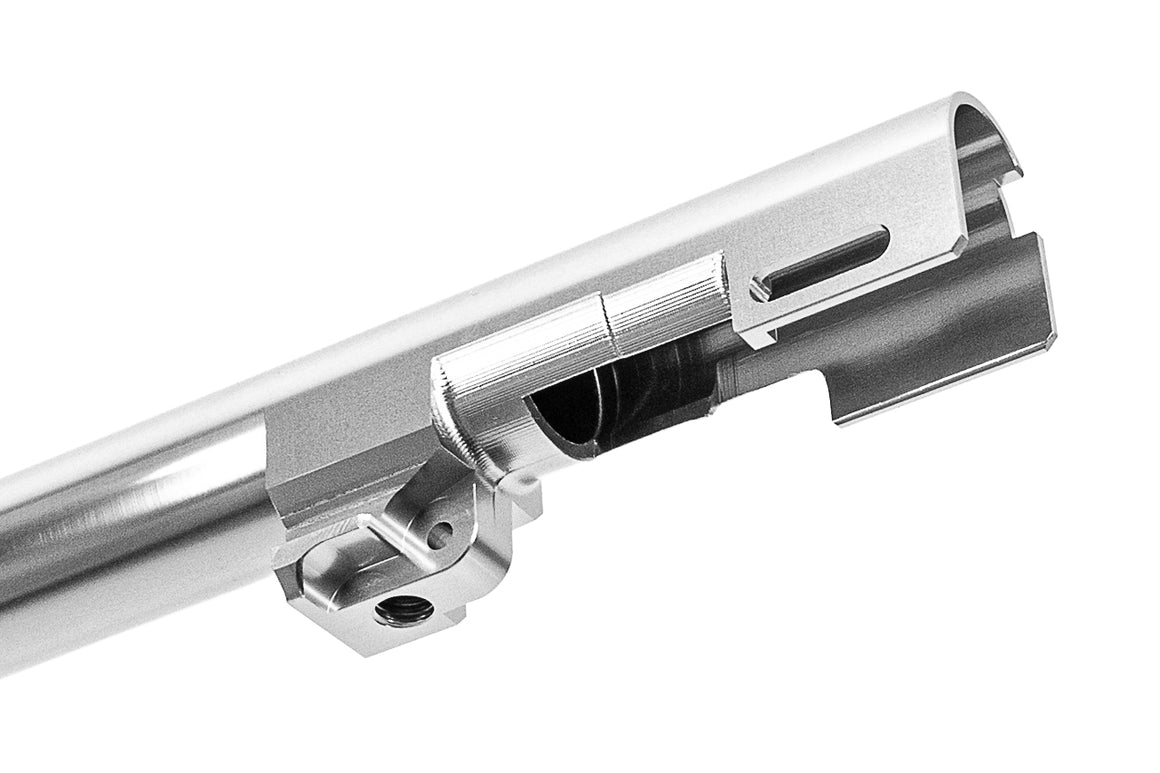 Detonator 14mm CCW Threaded Outer Barrel For Marui TM M9 / M9A1 GBBP Series -Silver