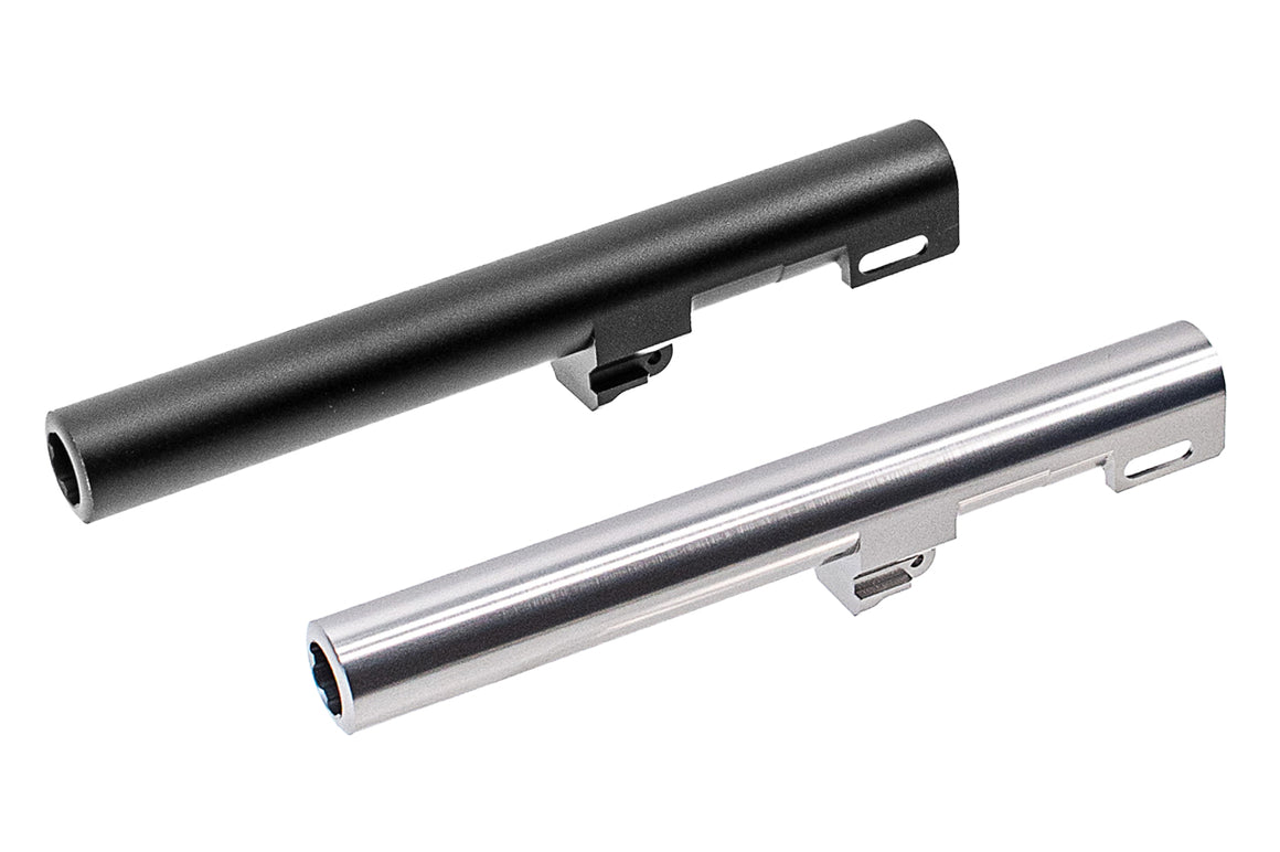 Detonator Standard Outer Barrel For Marui TM M9 / M9A1 GBBP Series -Silver