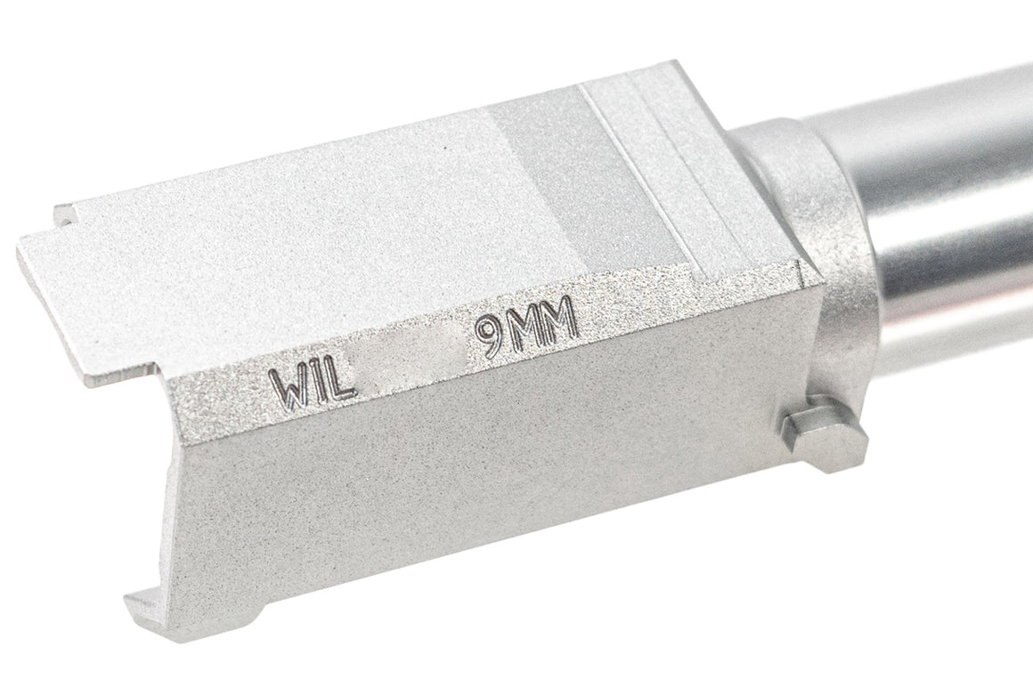 Detonator WC Style 14mm CCW Threaded Outer Barrel For Marui TM G17 Gen4 GBBP Series ( Silver )