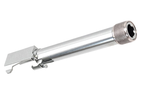 Detonator WC Style 14mm CCW Threaded Outer Barrel For Marui TM G17 Gen4 GBBP Series ( Silver )