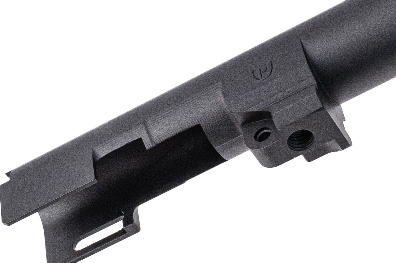 Dentonator Aluminum 14mm CCW Threaded Outer Barrel For Marui TM M9A1 GBBP-Silver