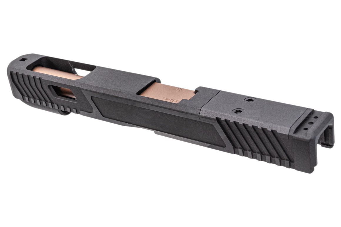 Detonator CNC Aluminum T Style G34 Slide Set For Marui TM G17 Gen5 MOS GBBP