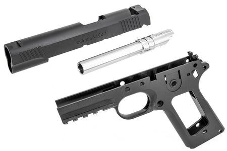 Detonator CL Style M45A1 Aluminum Slide & Frame Set for Tokyo Marui TM M45A1 GBB ( Black )