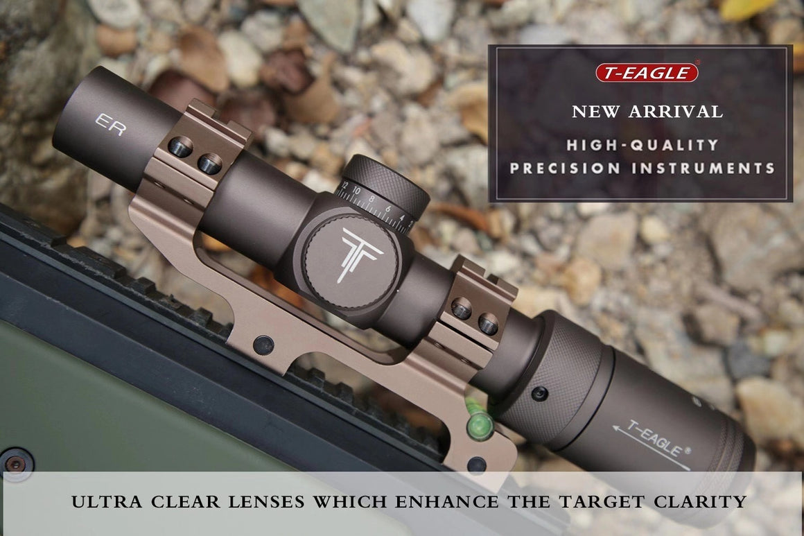 DISCOVERY T-EAGLE Optics ER 1.2-6X24 IR Rifle Scope ( Brown )