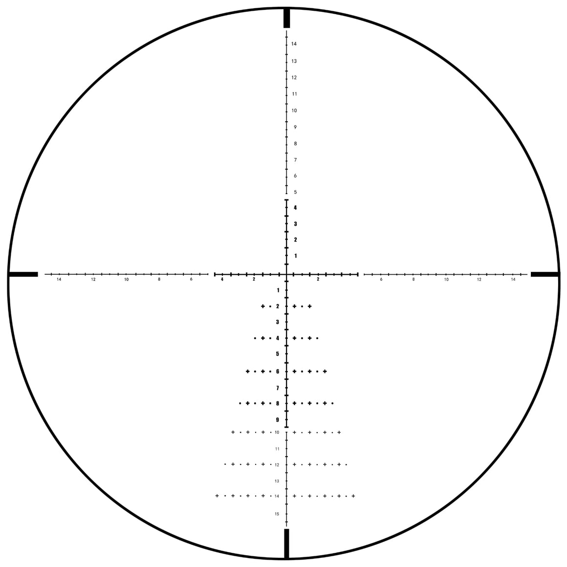 DISCOVERY T-EAGLE Optics ER 1.2-6X24 IR Rifle Scope ( Brown )