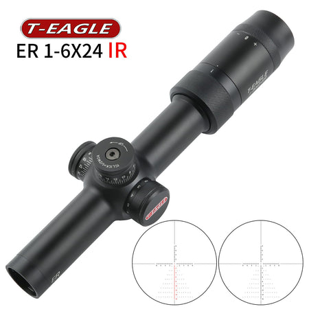 DISCOVERY T-EAGLE Optics ER 1-6X24 IR Rifle Scope ( Black )