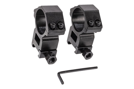 Discovery WG 1.2-6X24 IRAI Tactical Rifle Scope R&G Illuminated Hunting Sights With Bullet Wheel Angle Indicator Bubble Locator ( Black )