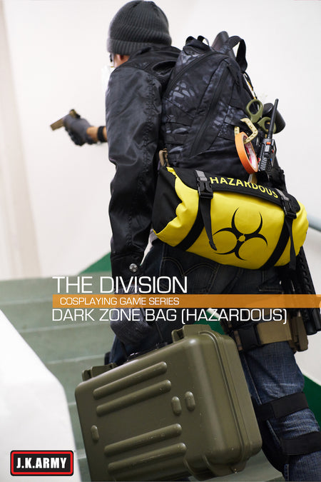 The Division Cosplaying Game Dark Zone Bag ( HAZARDOUS ) ( SHD Agent ) ( Yellow ) ( JKU-DZB01 )