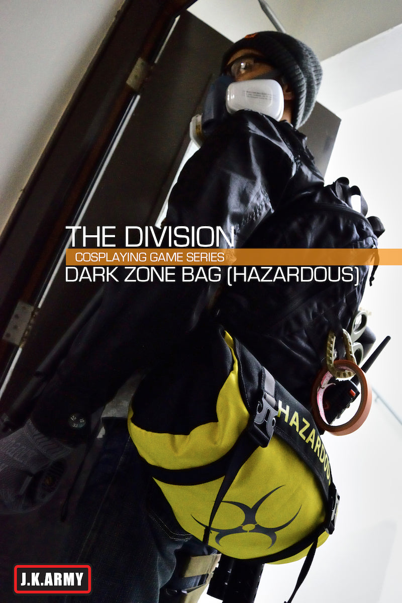 The Division Cosplaying Game Dark Zone Bag ( HAZARDOUS ) ( SHD Agent ) ( Yellow ) ( JKU-DZB01 )