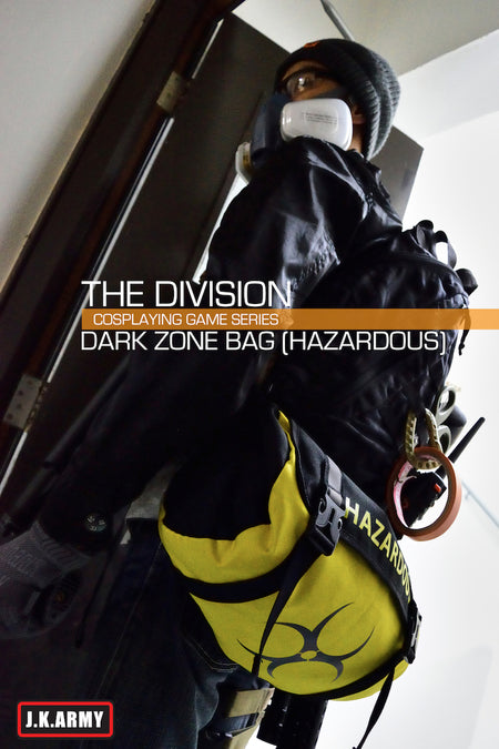 The Division Cosplaying Game Dark Zone Bag ( HAZARDOUS ) ( SHD Agent ) ( Yellow ) ( JKU-DZB01 )