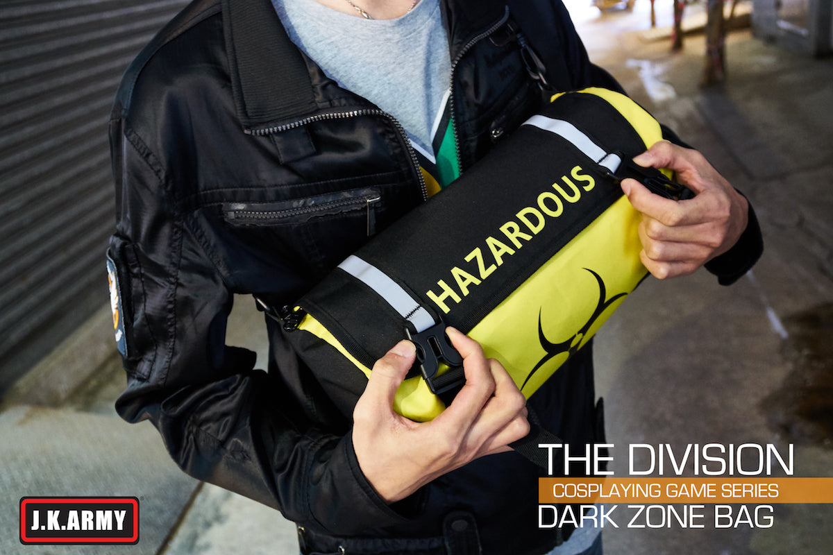 The Division Cosplaying Game Dark Zone Bag ( HAZARDOUS ) ( SHD Agent ) ( Yellow ) ( JKU-DZB01 )