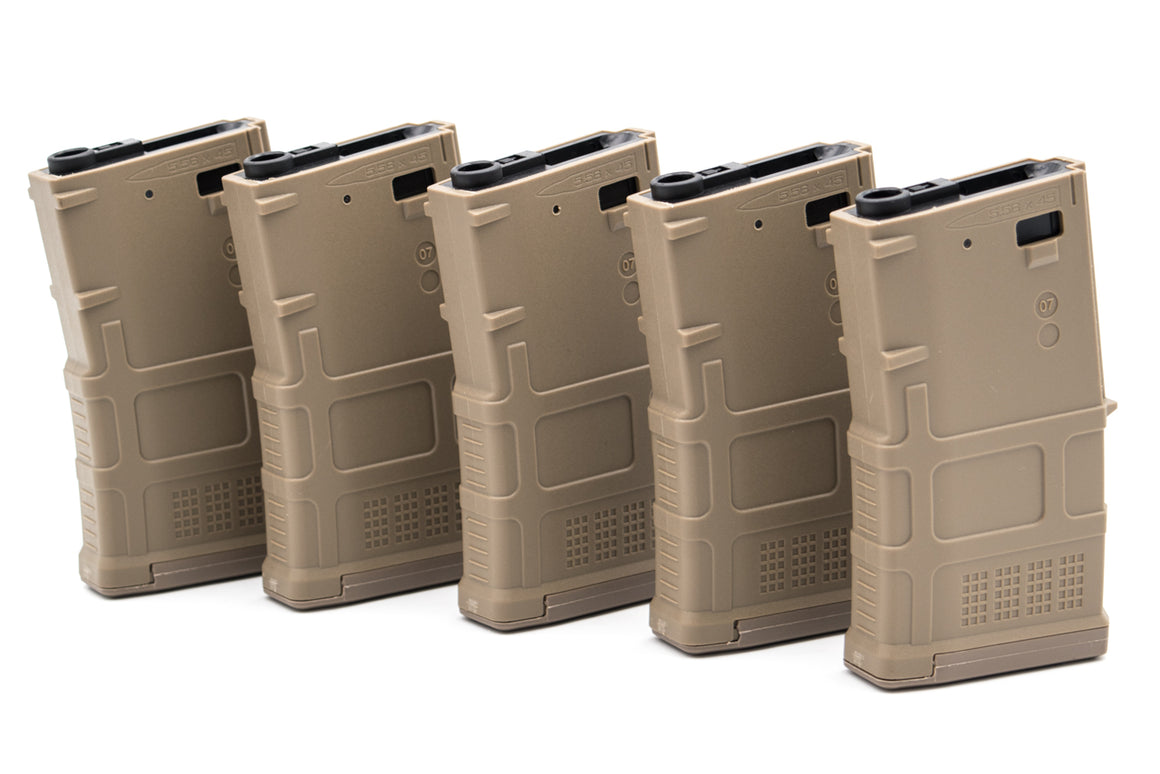 DMAG M4 20 / 180 Rds Hi-Cap Wheel EMM Short AEG Magazine ( M Version ) ( Black / DE )-Black