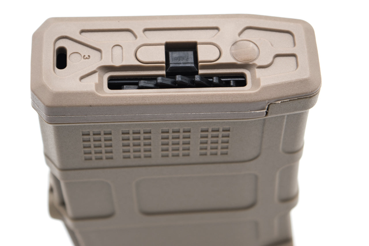 DMAG M4 20 / 180 Rds Hi-Cap Wheel EMM Short AEG Magazine ( M Version ) ( Black / DE )-Black