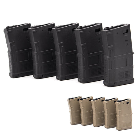 DMAG M4 20 / 180 Rds Hi-Cap Wheel EMM Short AEG Magazine ( M Version ) ( Black / DE )-Black