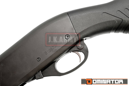 DOMINATOR DM870 Shotgun Airsoft Full Steel ( 4+1 Version ) ( BK )